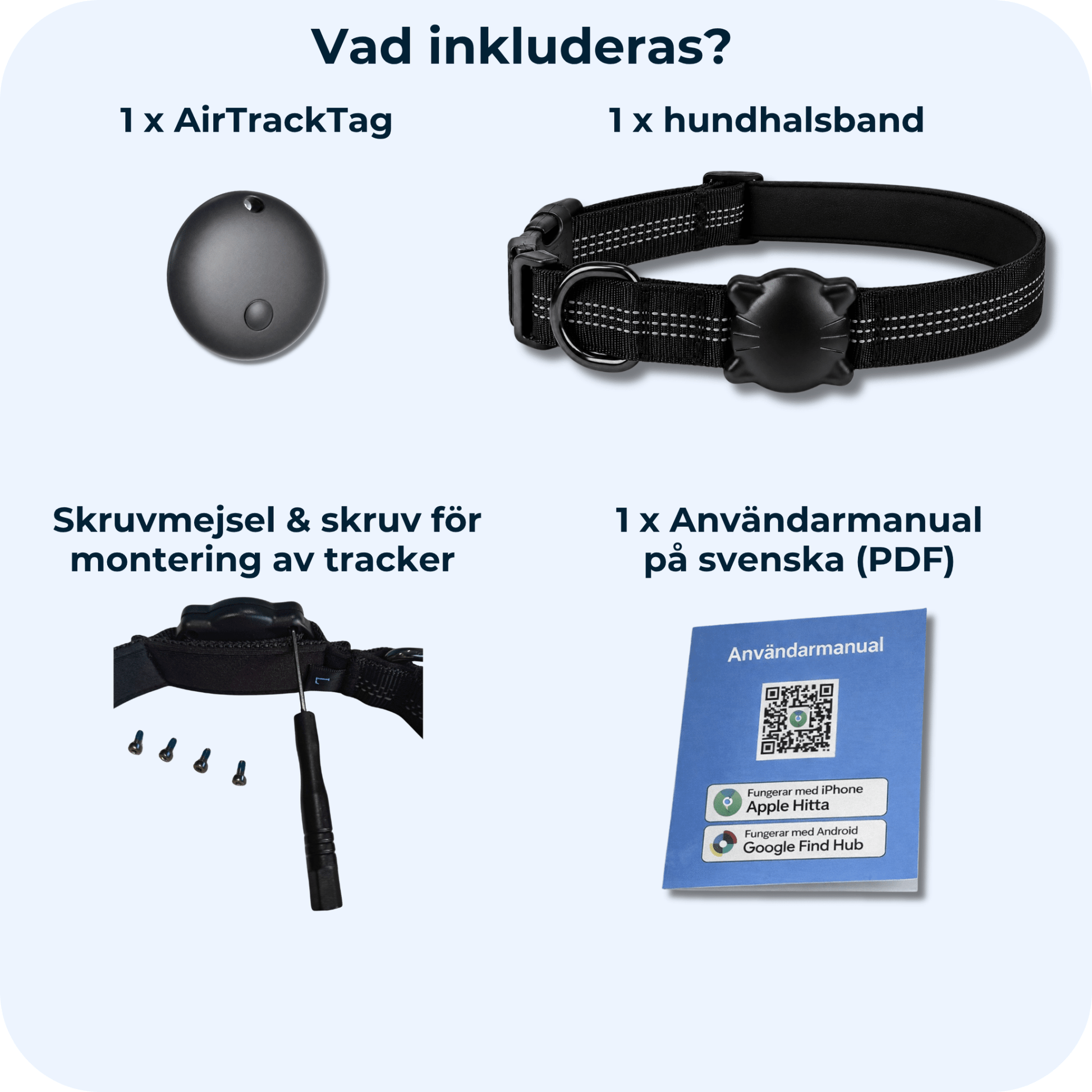 AirTrackTag Hundpaket - AirTrackTag