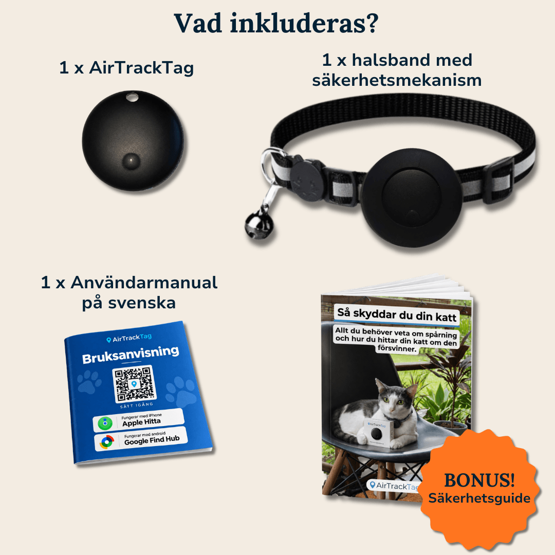AirTrackTag Kattpaket - AirTrackTag