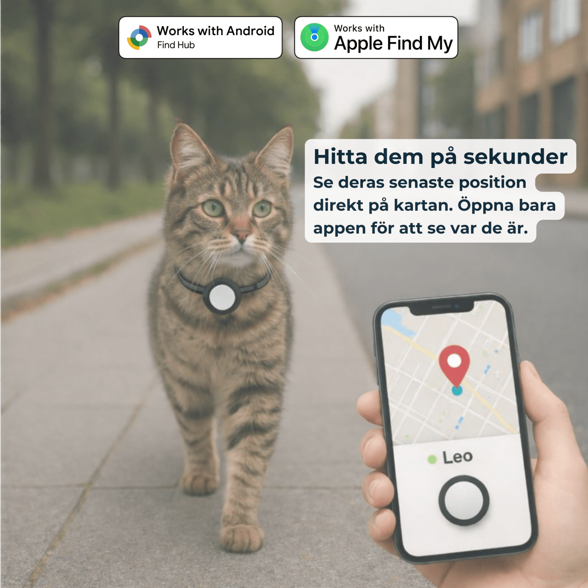 AirTrackTag Kattpaket - AirTrackTag