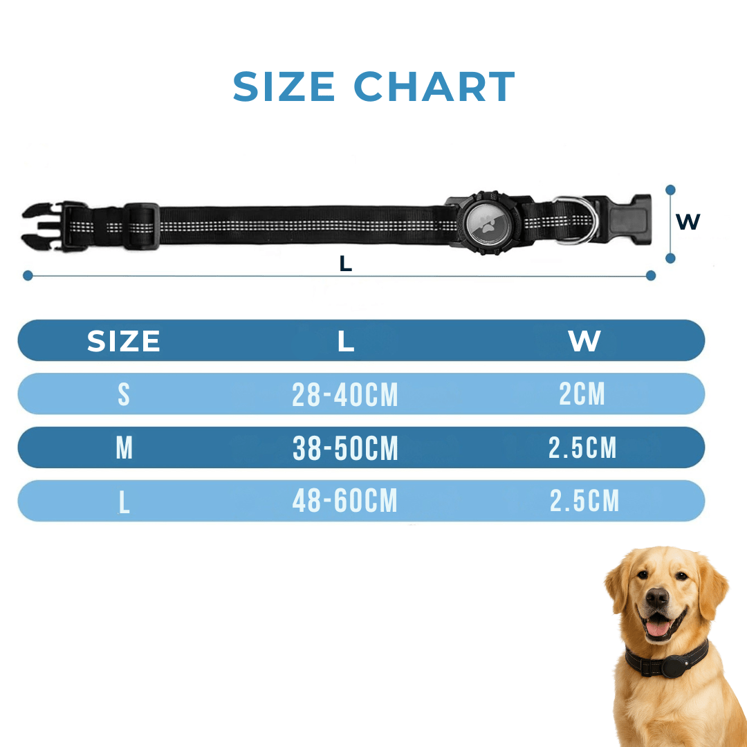 Smart GPS Tracking Collar for Dogs - AirTrackTag